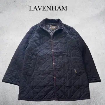 LAVENHAM 퀼팅 코트 자켓 네이비 M 남성용
