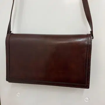 소가죽 이탈리아 가죽 브라운 숄더백