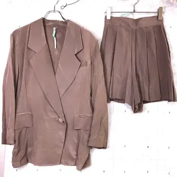 90년대 언니 갸루 디스코 노 베스파지오 구제 의류 실크 셋업