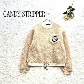CANDY STRIPPER 보아 트레이닝복 맨투맨 화이트 팬더 M