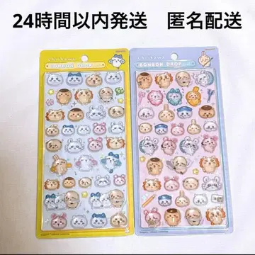 치이카와 (먼작귀) 봉봉 드롭 씰 제2탄 2종 세트