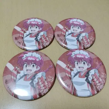 란마 1/2 카페 캔뱃지 란마 4종 세트