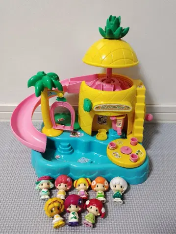 코에다짱 파인애플 하우스 인형 8개