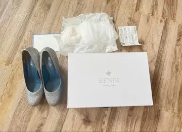 BENIR 웨딩 신발 글리터 24cm