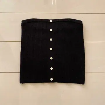 리브 블랙 뷔스티에 버튼 포함