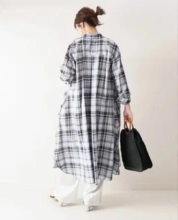 스픽 앤 스팬 롱 셔츠 원피스