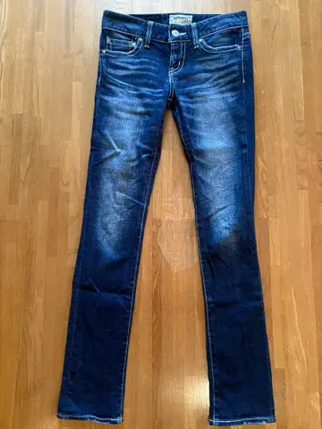 moussy 2 다크 블루 스키니 청바지 25