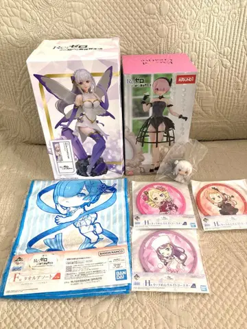 리제로 피규어 1번 복권 코스터 등