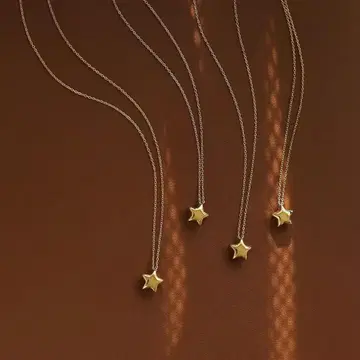 No.680+2 shooting star necklace: 목걸이 별