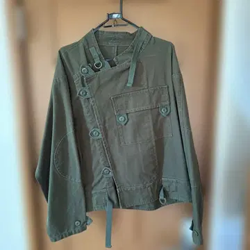 올리브색 스웨덴군 모터사이클 자켓 타입