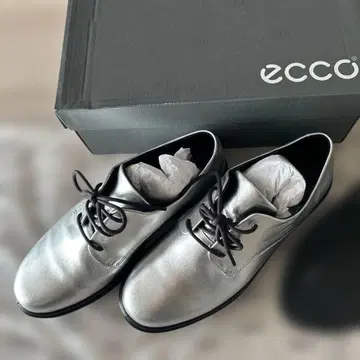 ECCO 실버 레이스업 슈즈