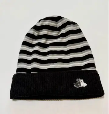 남성용 리버서블 니트 모자 Black&White