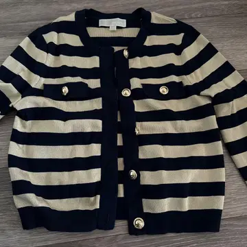 MICHAEL KORS 스트라이프 가디건