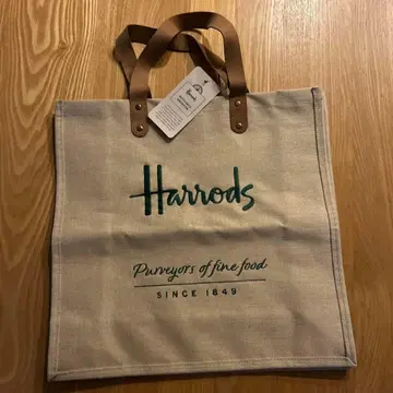 해롯 Harrods 토트백 베이지 택 포함 새상품