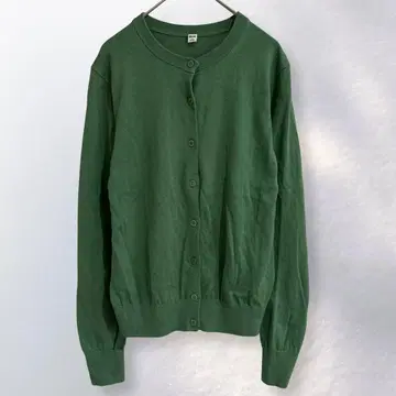 유니클로 UNIQLO UV컷 크루넥 가디건 겉옷 S [ c72