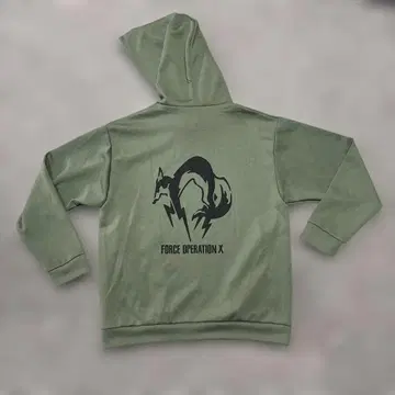 메탈기어솔리드 GU 후드티 L 사이즈 그린 계열