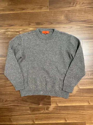 어반리서치 로쏘 셰틀랜드 크루넥 니트 그레이 남성용 L 사이즈