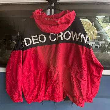 RODEO CROWNS 나일론 자켓 빨간색/블랙