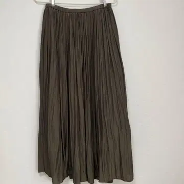 개더 롱 스커트