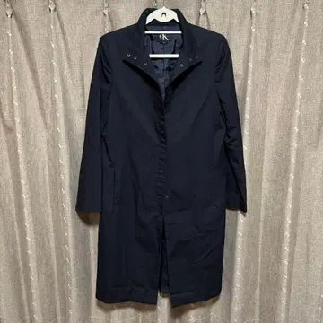 y120601 캘빈 클라인 롱 코트 스탠 칼라 무지 6