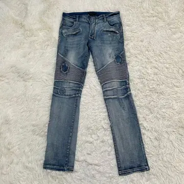 in the attic 인디애틱 스트레치 데미지 데님 팬츠