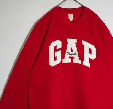 GAP 갭 빅 사이즈 자수 로고 속기모 맨투맨