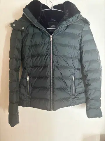 ZARA A라인 숏 다운 자켓