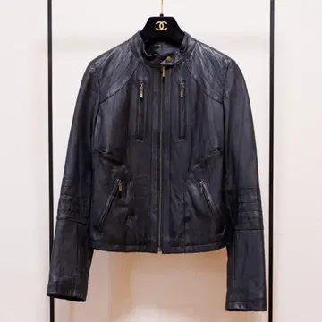 노브랜드 한국제 가죽 라이더 자켓 양가죽 블랙