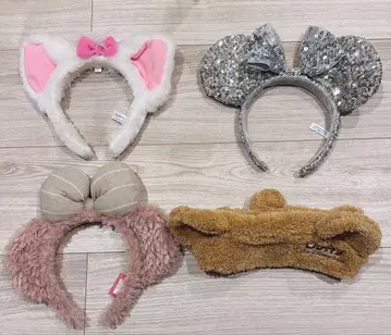 디즈니 머리띠&헤어밴드 4세트