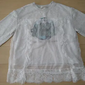 레이스 튤 맨투맨 트레이닝복