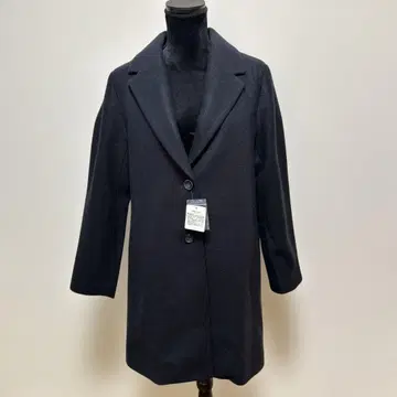 미사용 네이비 심플 피코트 2버튼 울 L사이즈 정가 6900엔
