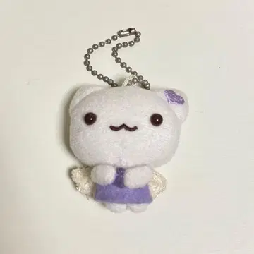 헤이세이 레트로 산엑스 시아와세 냥코 봉제 인형 키링 돌 포함