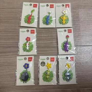 피크민 배지 미개봉 새상품 8종 세미 컴플리트