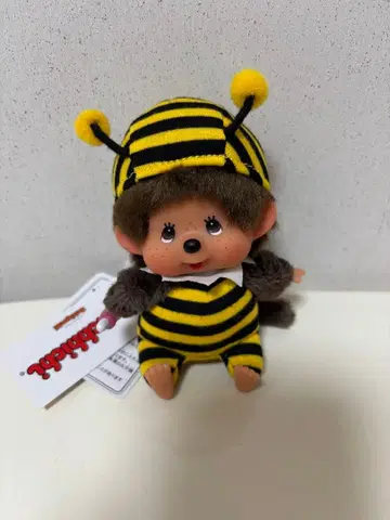 몬치치 얼굴 큰 S S 키체인 꿀벌