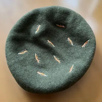 Sense of grace 여우 자수 베레모