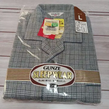 GUNZE 체크 무늬 파자마 L 사이즈