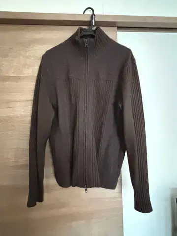 Calvin Klein 브라운 니트 자켓 XL 구제 의류