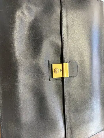 OSBAL FORUM 블랙 가죽 클러치백