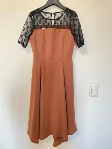 MYLEPR 브라운 A라인 드레스 파티 드레스