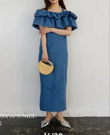 KATRIN TOKYO 프릴 데님 원피스 택 포함