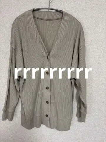 나인알 슬로우 리빙 롱 가디건 S 사이즈 베이지