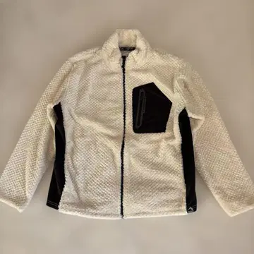 FieldCore 플리스 자켓 화이트