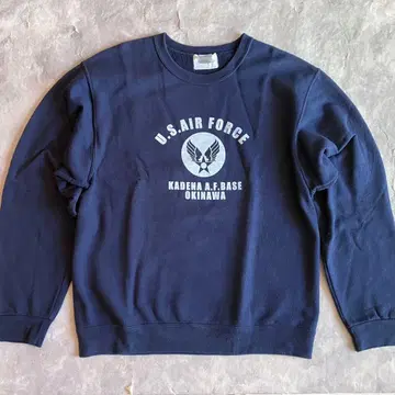 밀리터리 맨투맨 미군 카데나 U.S. AIR FORCE 네이비 가을/겨울