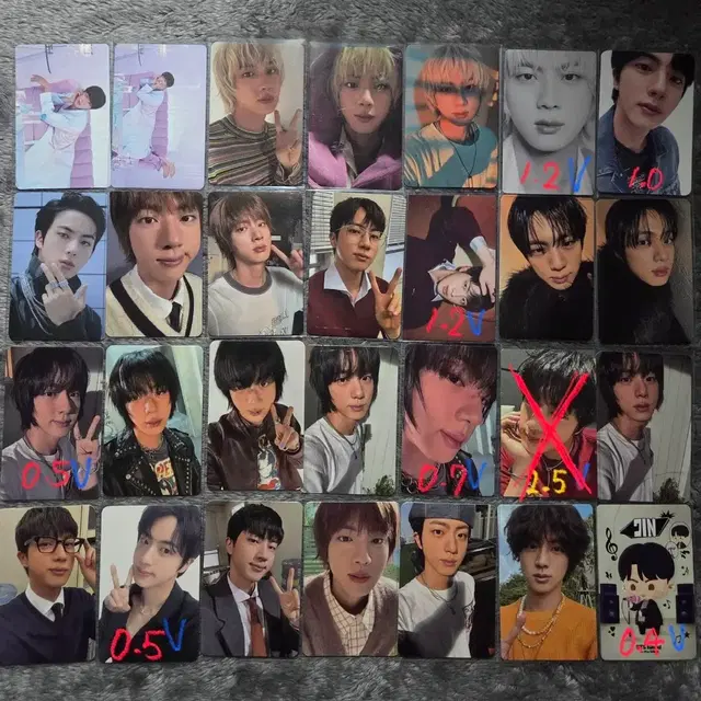 방탄소년단 진 포카 처분합니다!!