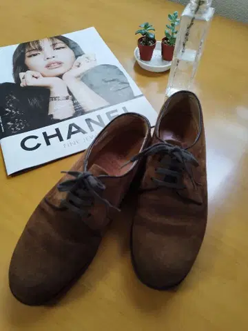 HUSH PUPPIES 브라운 스웨이드 레이스업 슈즈