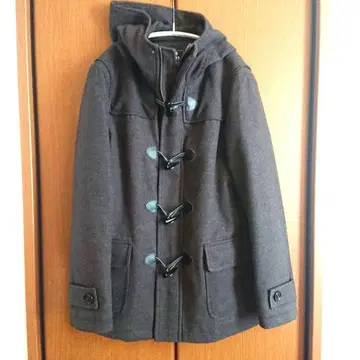 BEAMS/빔즈 더플 코트 그레이 L