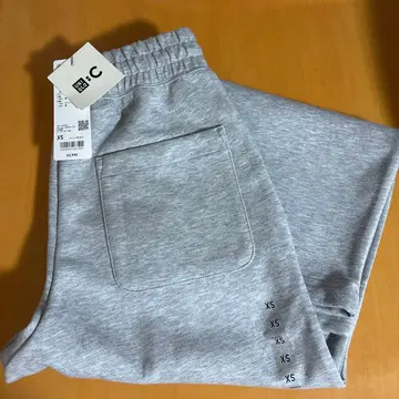 유니클로 맨투맨 와이드 팬츠 XS