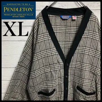[ USA ] 펜들턴 울 가디건 XL 사이즈 블랙 구제 의류