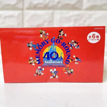 미니어처 피규어 컬렉션 디즈니 40주년 새상품 미개봉 미사용