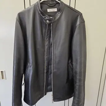 BEAUTY&YOUTH 블랙 가죽 자켓 L